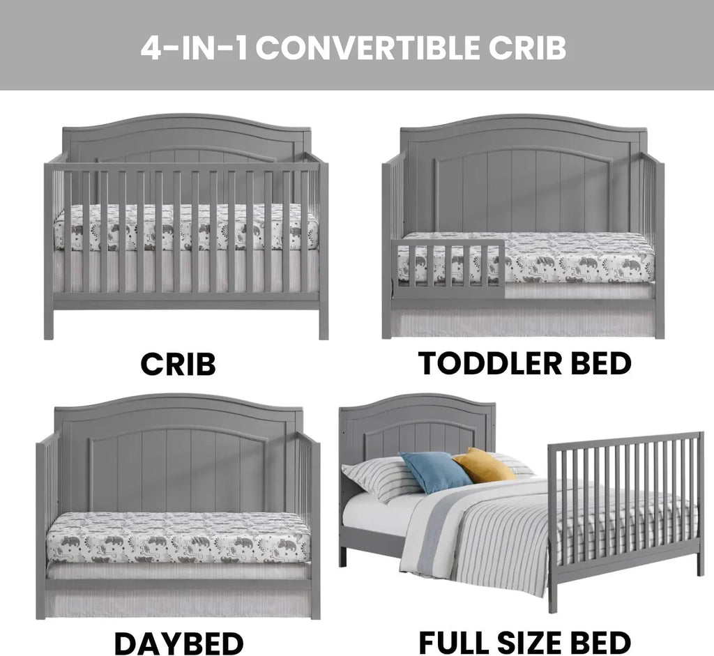 4-in-1 Convertible Baby Crib