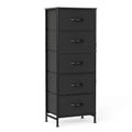 48IN Dresser For Bedroom With 5 Fabric Drawers