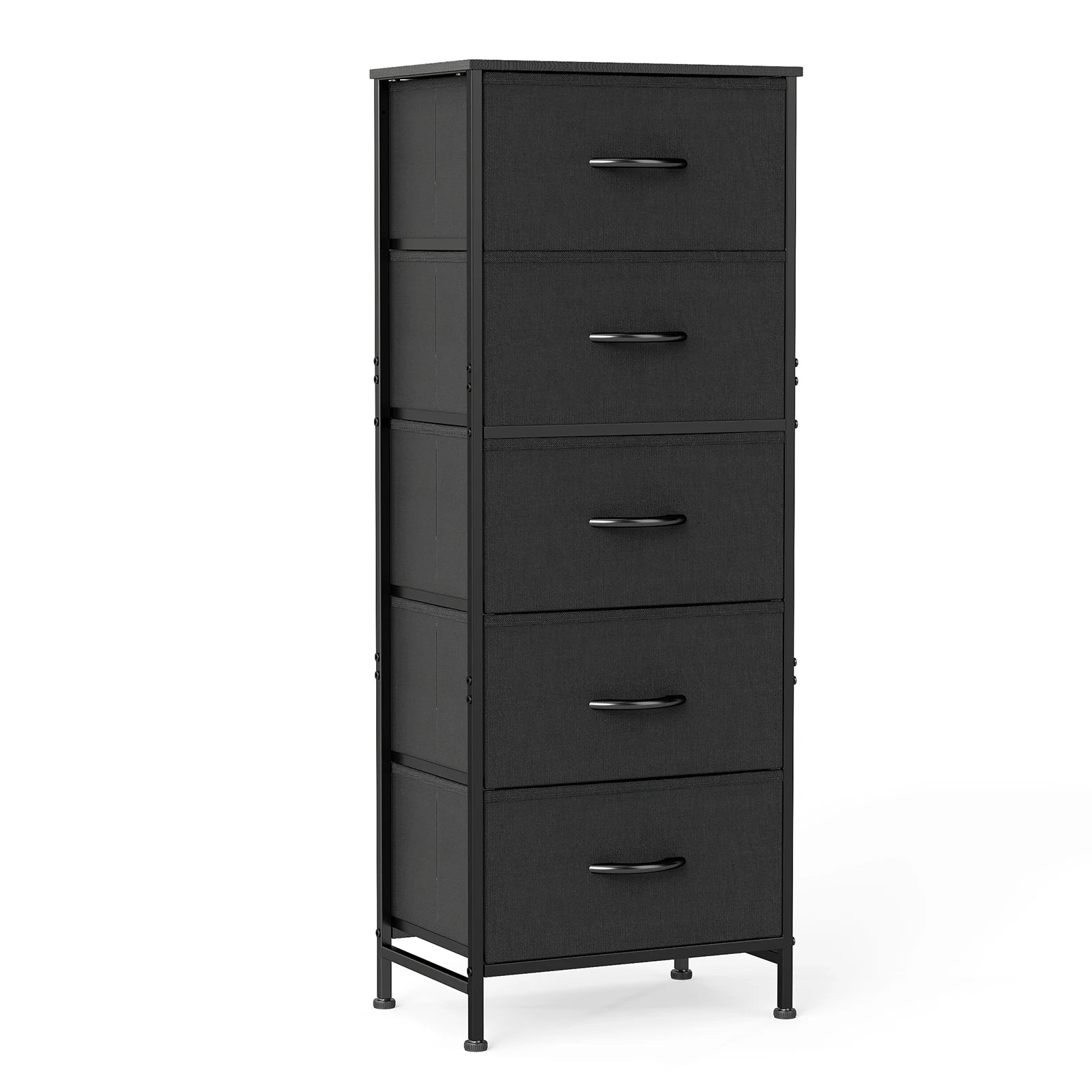 48IN Dresser For Bedroom With 5 Fabric Drawers