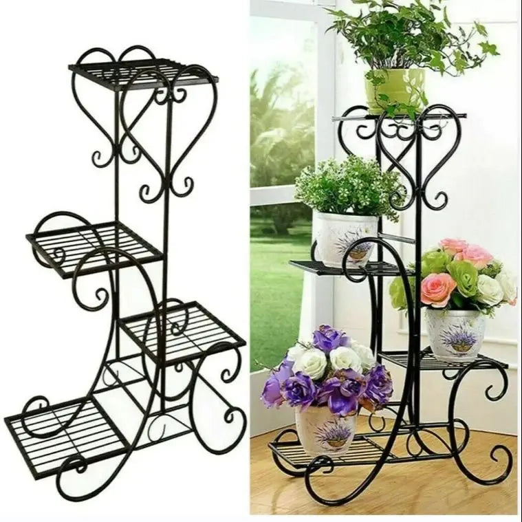 4 Tier Metal Indoor/Outdoor Plant Stand