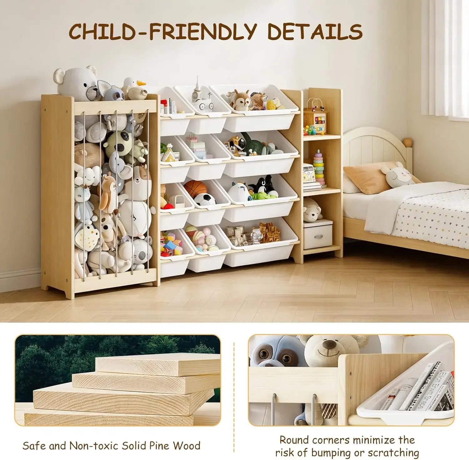 3-in-1 Toy Storage Organizer