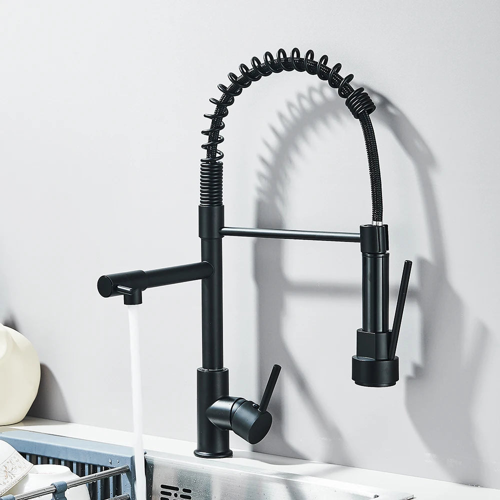Spring Pull Down Kitchen Faucet