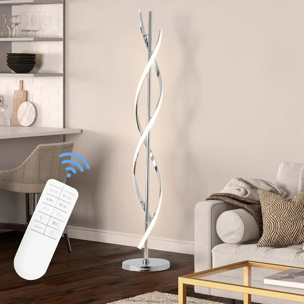 Modern Floor Dimmable Lamp with Remote Control