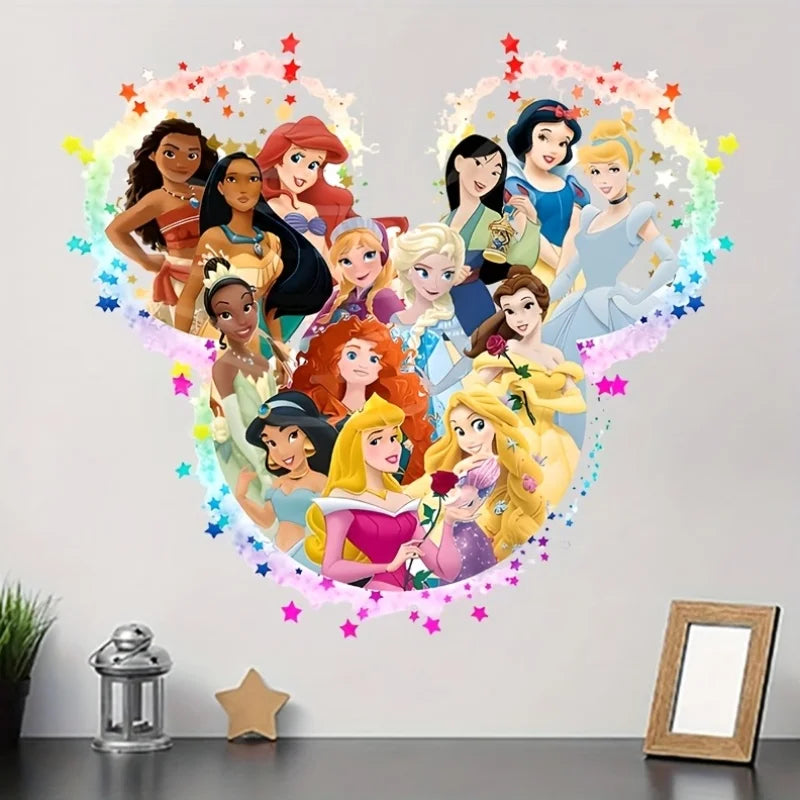 Disney Princesses Heart Wall Sticker