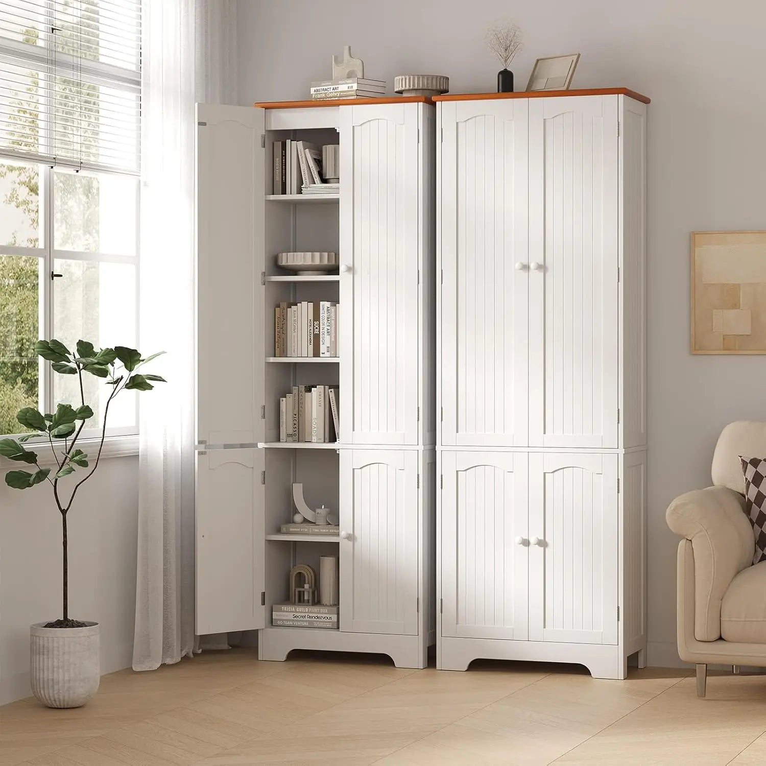Wood Kitchen Storage Cabinet