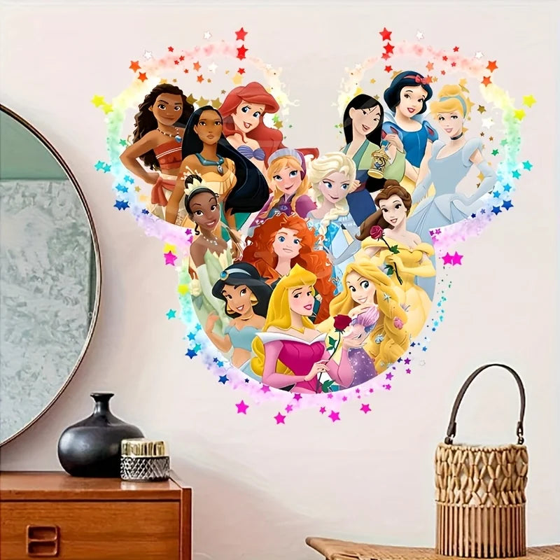Disney Princesses Heart Wall Sticker