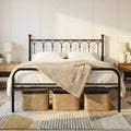 Square Metal Platform Bed Frame Heavy Duty