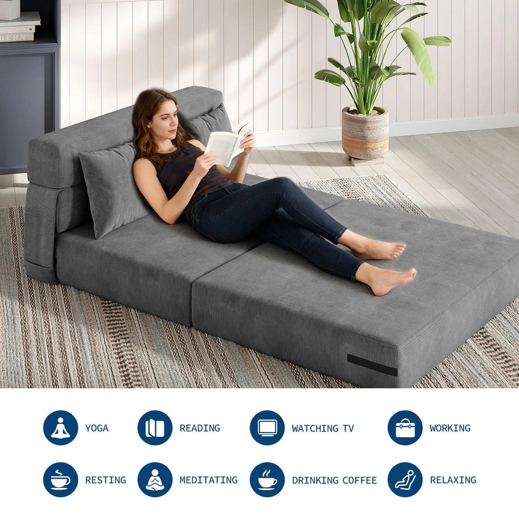 4-in-1 Folding Sofa Bed