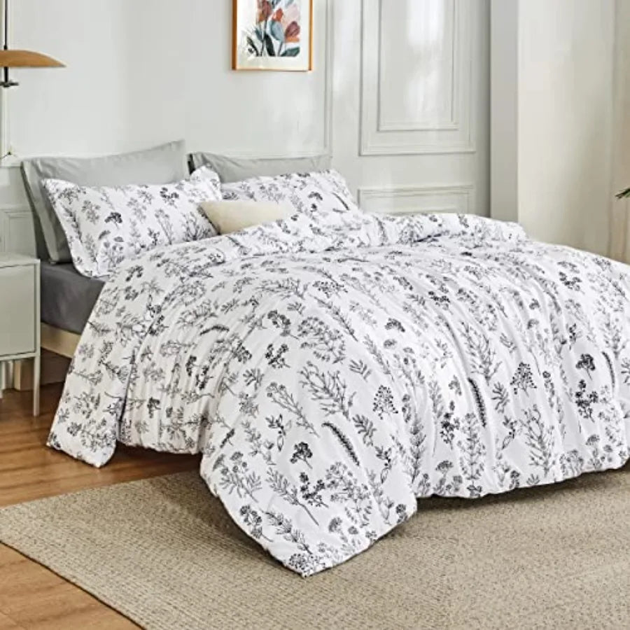 Floral Reversible Comforter Set