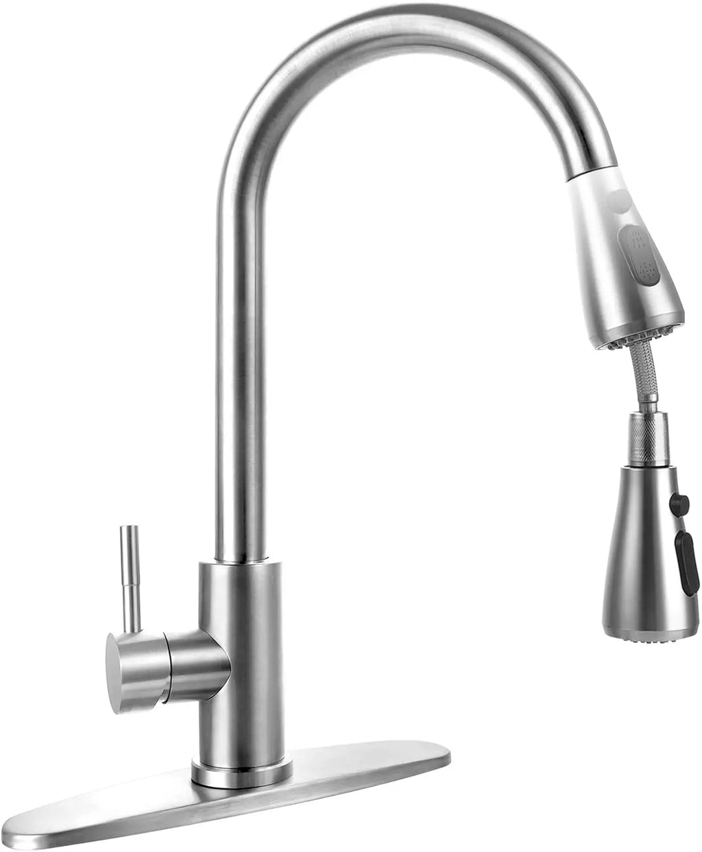 Stainless Steel Pull-Down Kitchen Faucet