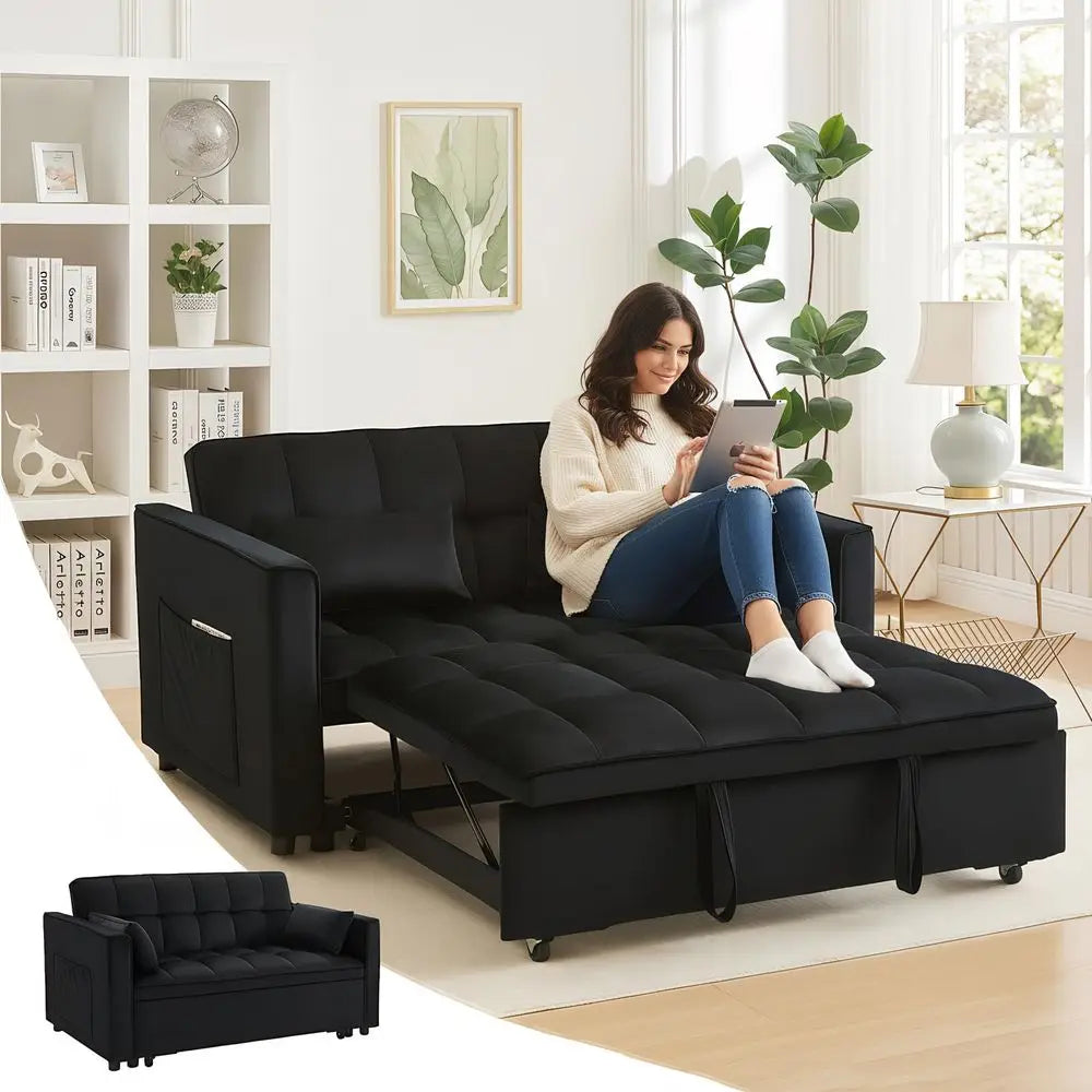 Boneless Convertible Loveseat Sofa