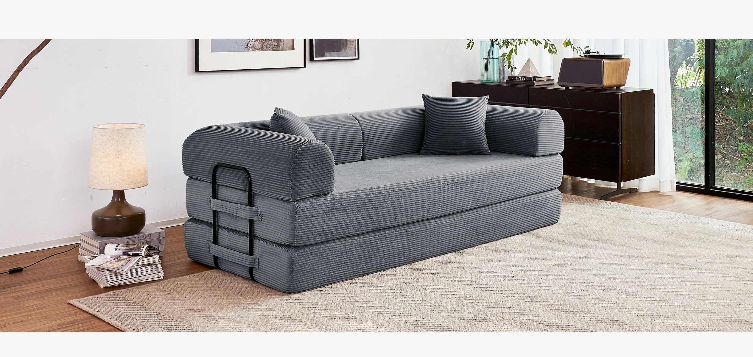 Boneless  Foldable Couch Sleeper Sofa