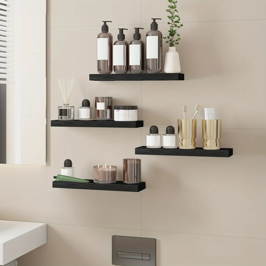 4/8pcs 15.8in Floating Shelves For Wall