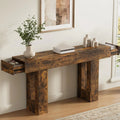 Long Console Table with Drawers
