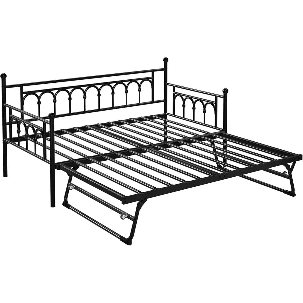 Twin Day Bed with Twin Trundle Bed