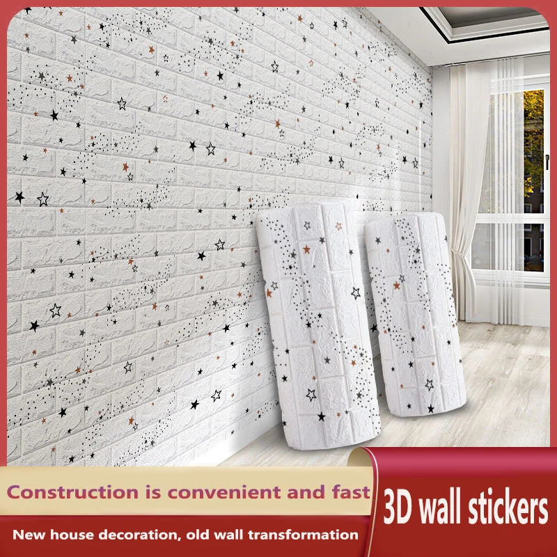 Self-Adhesive Panels Foam Wallpaper