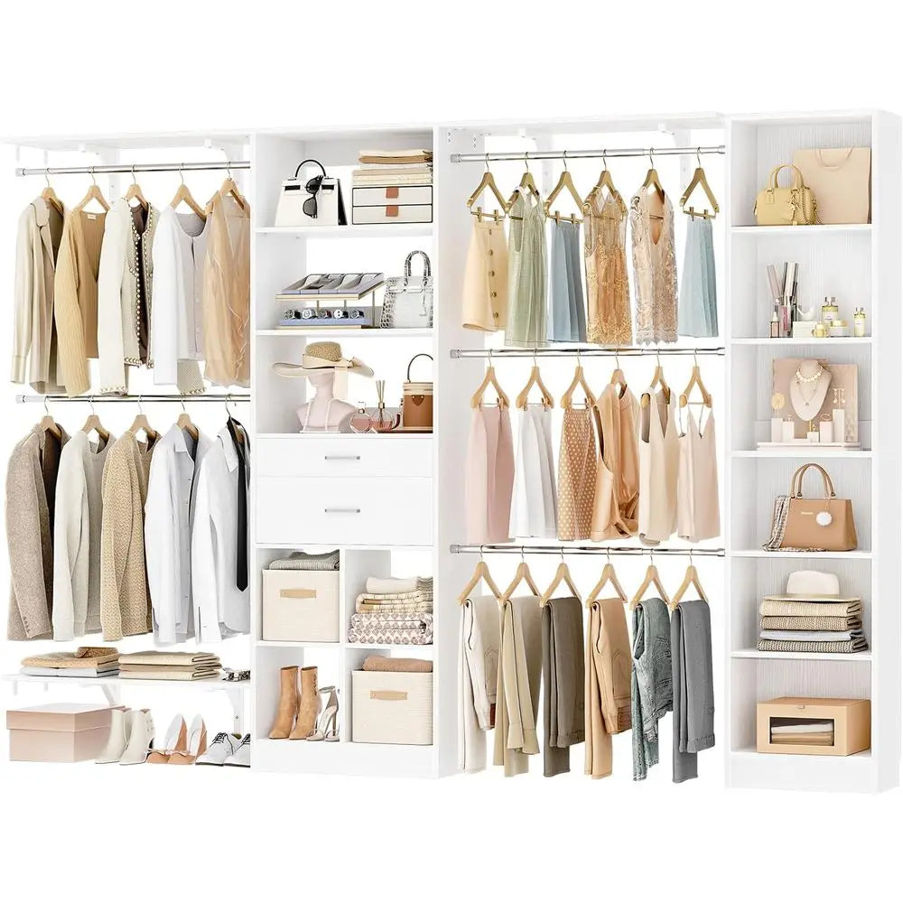 Wooden Closet Organizer System