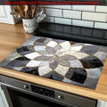 Floral Stove Top Cover