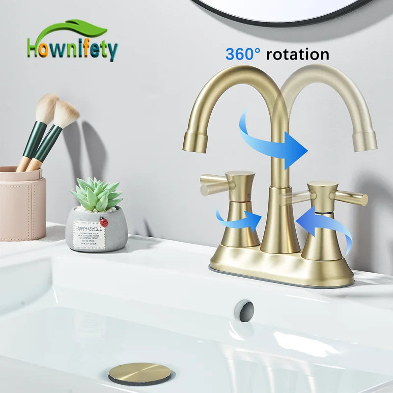 Double Handle Antique Faucet