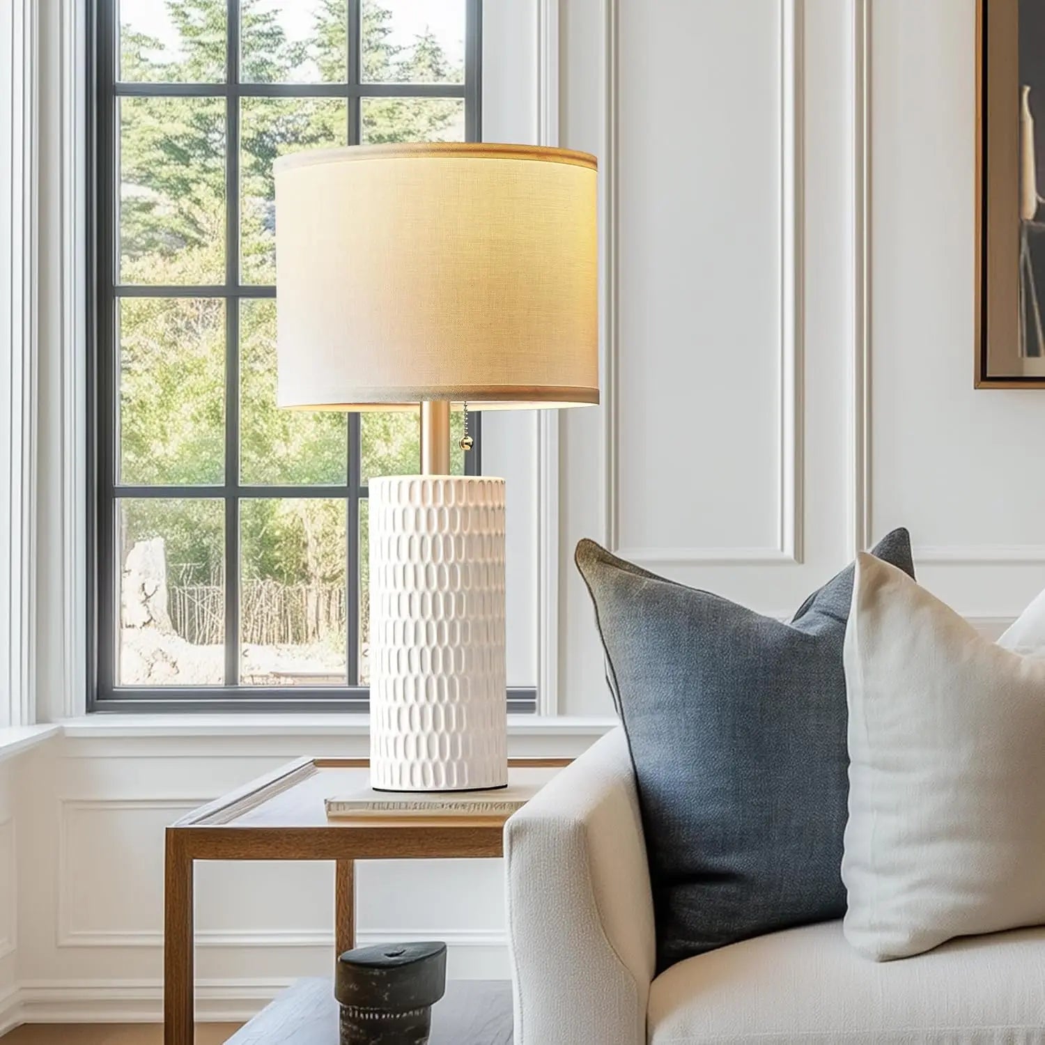 Ceramic Table Lamps for Bedrooms or Living rooms (Set of 2)