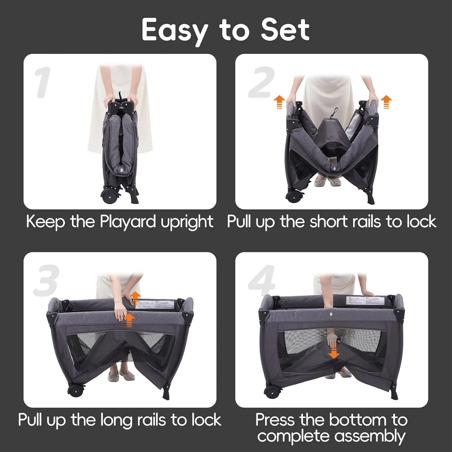 Foldable Playard with Changing Table