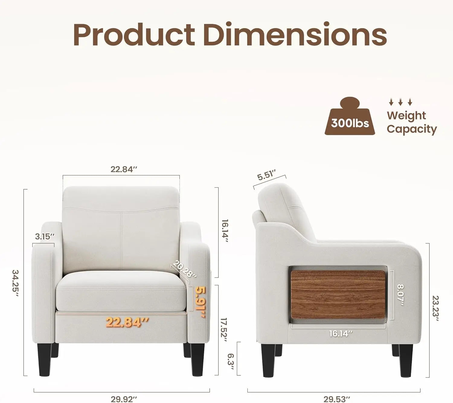 Modern Living Room Accent Chair