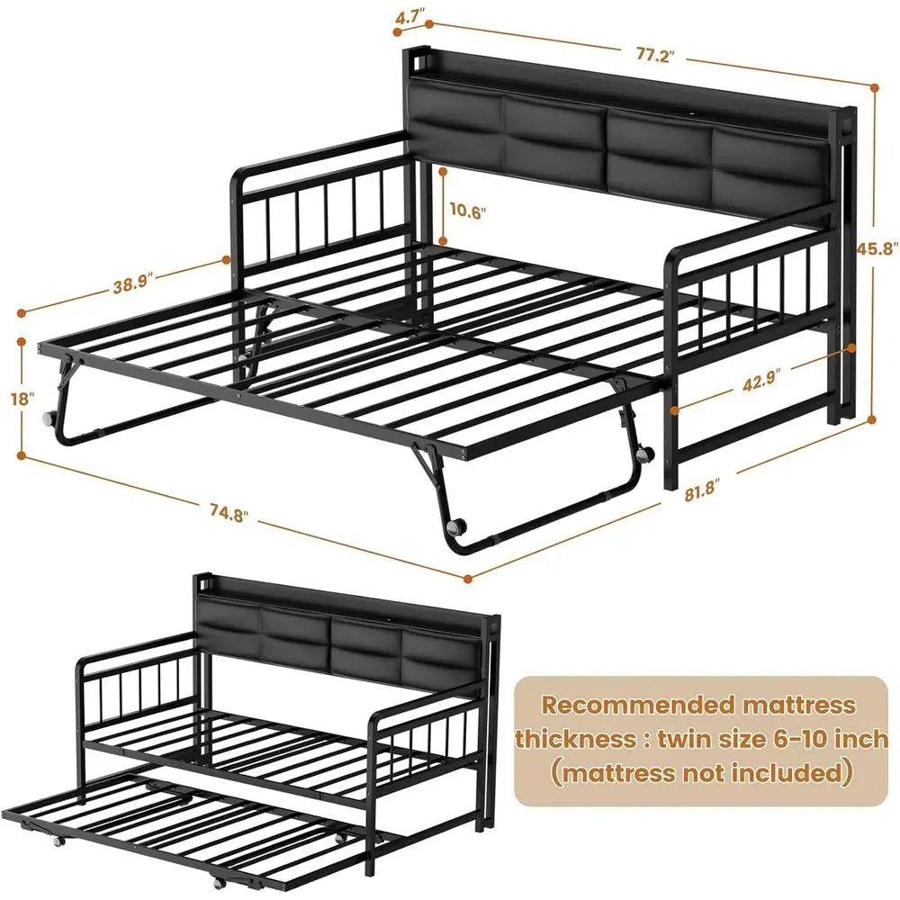 Twin Daybed with Trundle