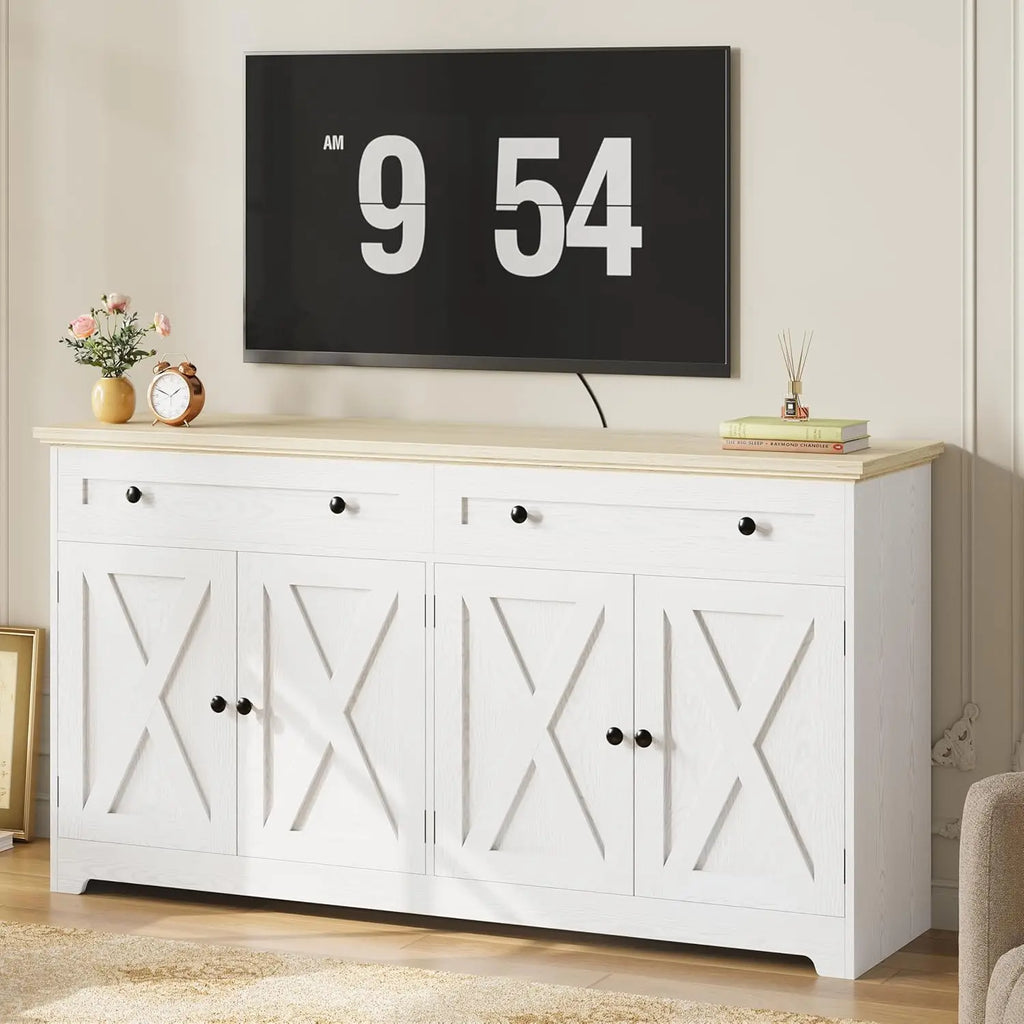 Farmhouse Buffet Cabinet with Storage