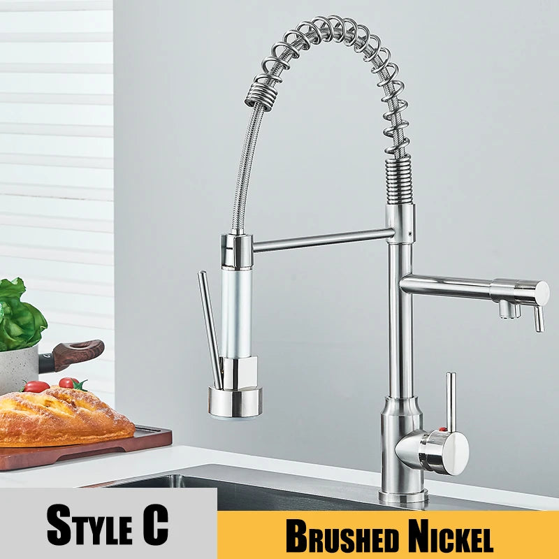 Kitchen Sink Faucet Pull Down Flexible Faucet