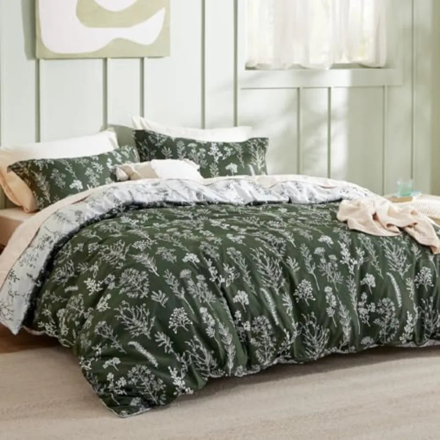Floral Reversible Comforter Set
