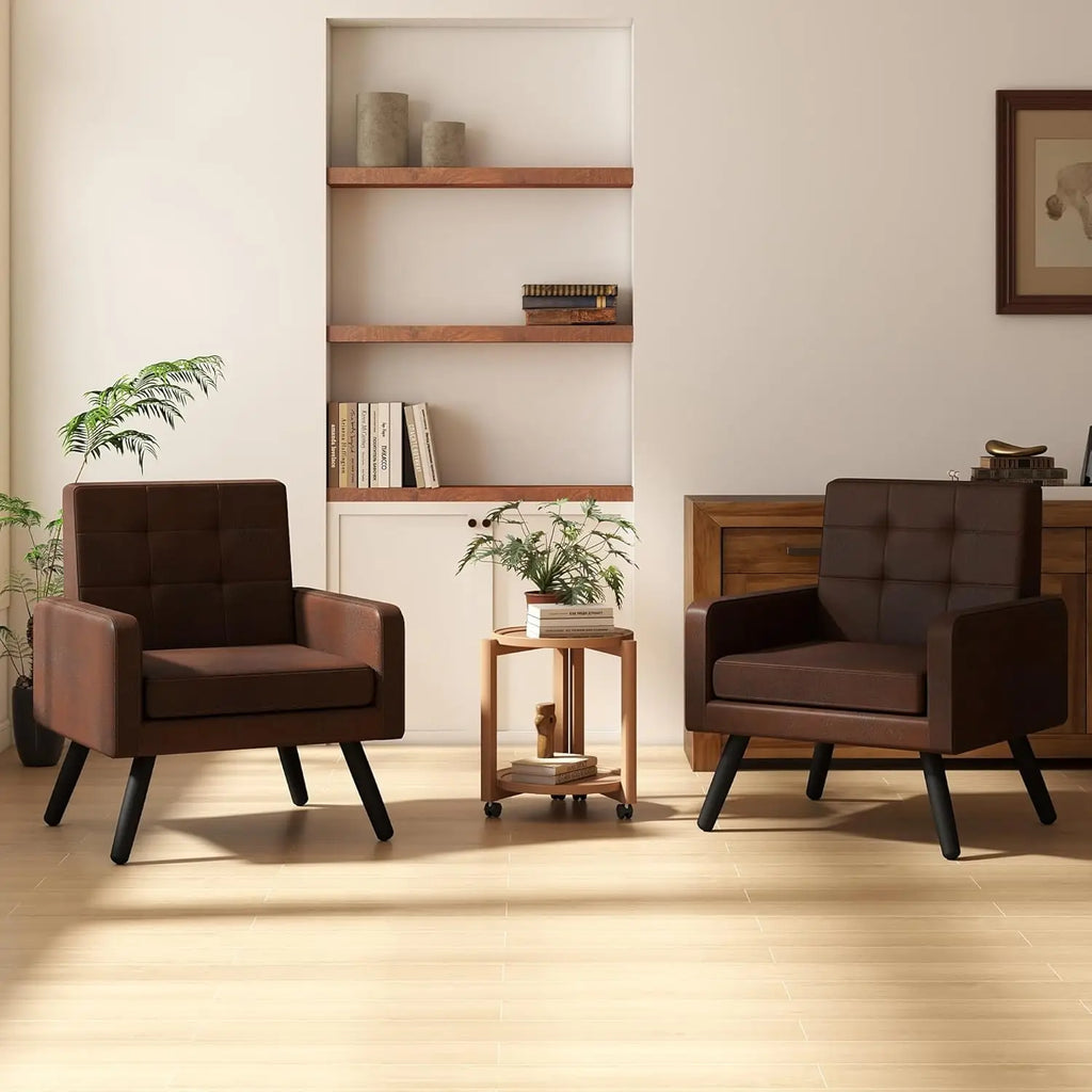 Mid-Century Upholstered Accent Chair