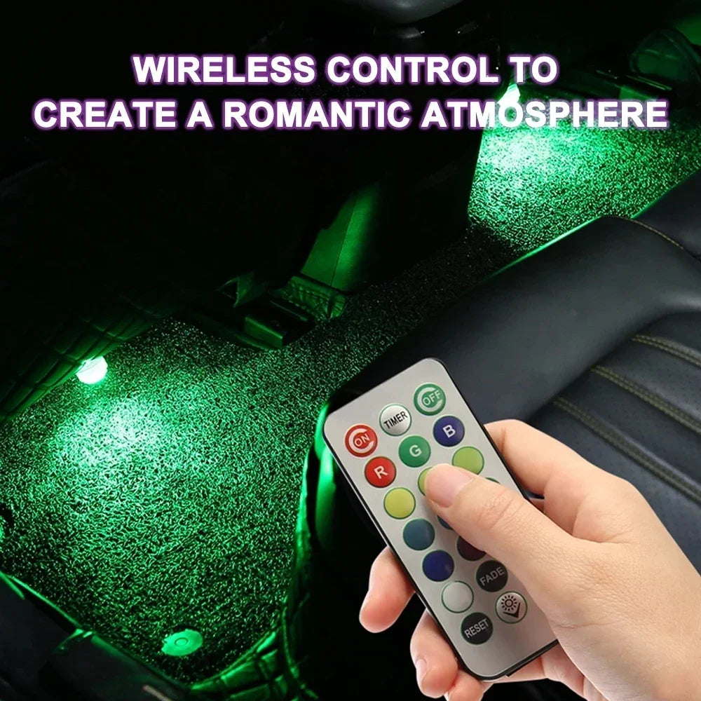 Wireless Adhesive LED  Ambient Light Remote Control Light