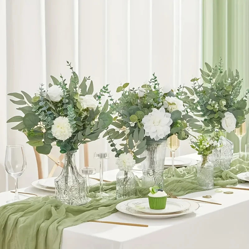 50PCS Artificial Flowers Bouquets