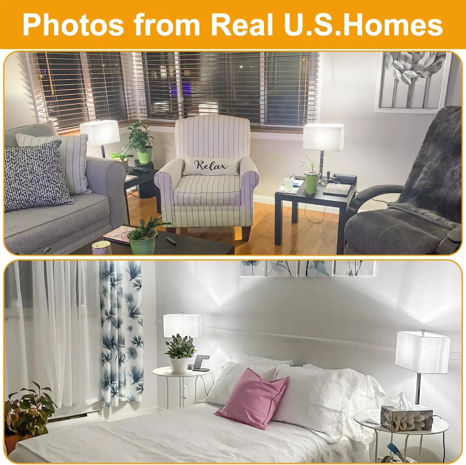 Bedside or Living Room Touch Lamps