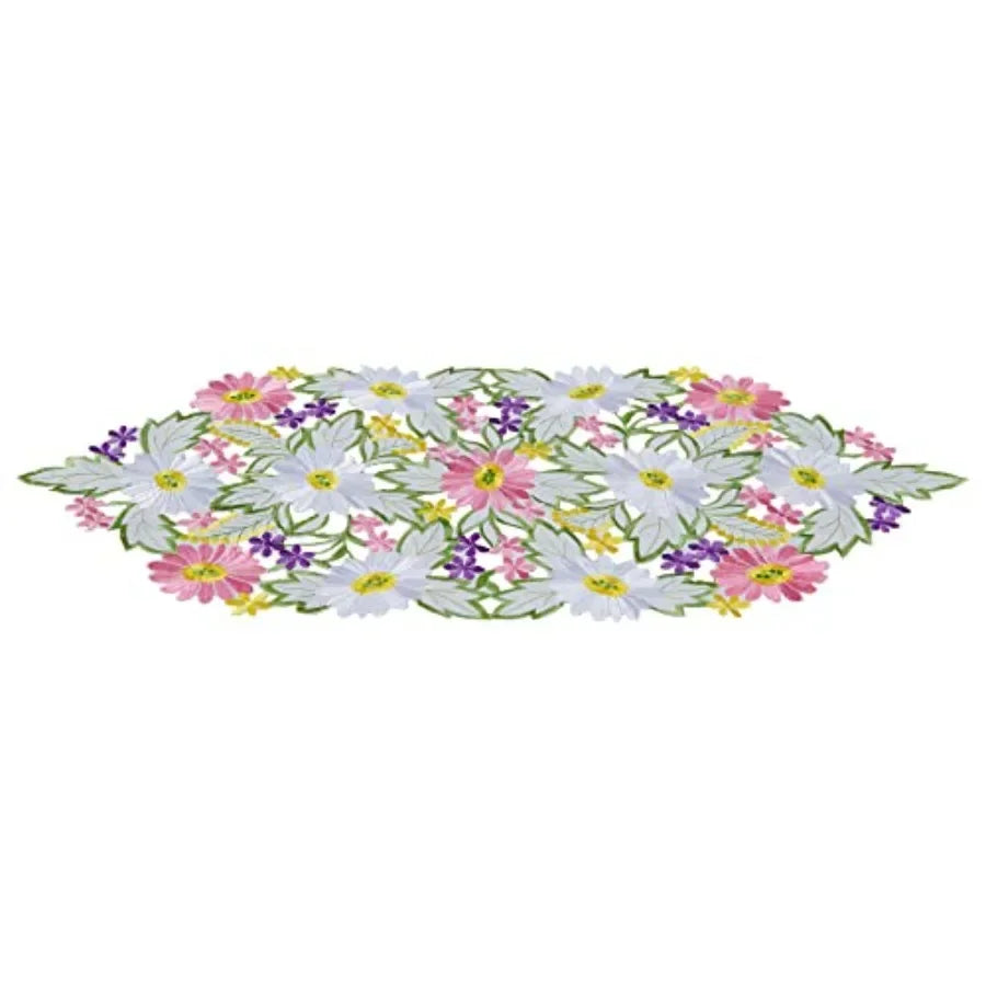 Spring Daisy Table Runner