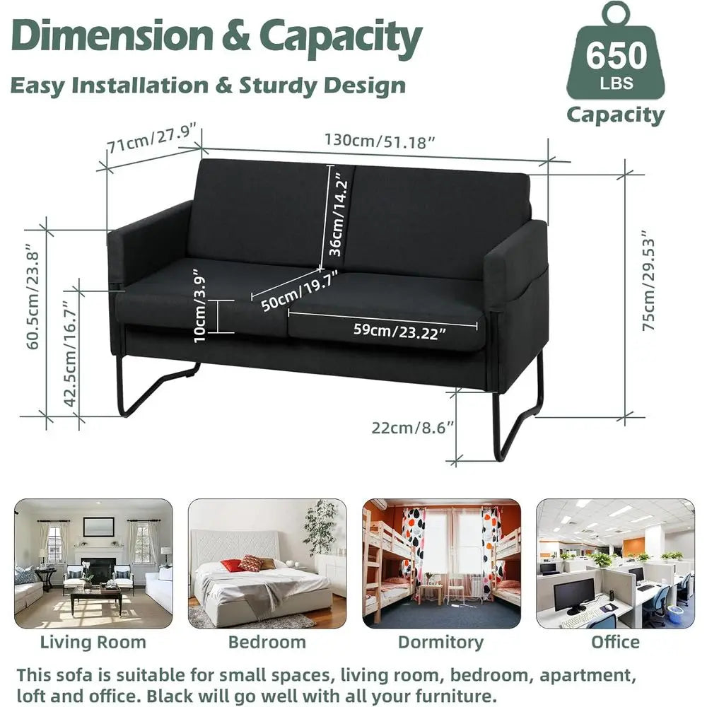 Modern Loveseat Couch