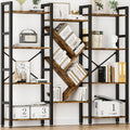 Modern 4-Tier Large Wooden Bookcase