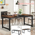 Industrial Rectangular Dining Table