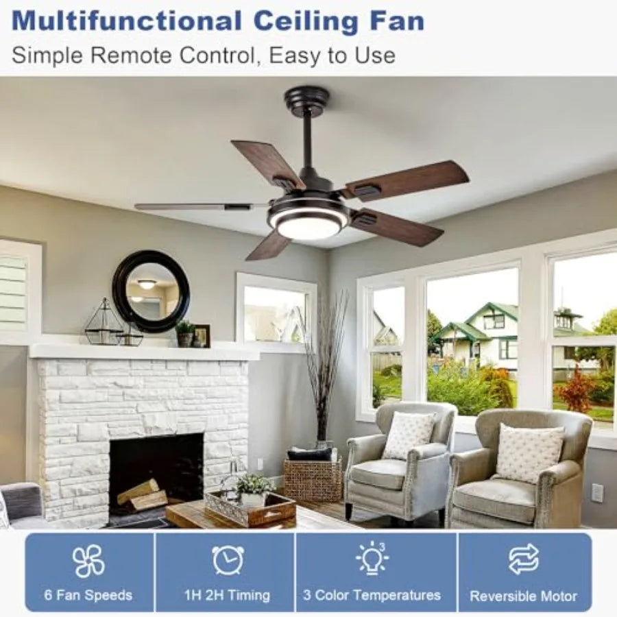 42-Inch Ceiling Fan with Light