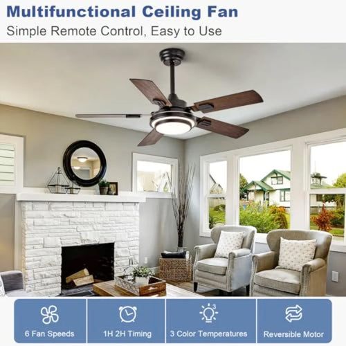 42-Inch Ceiling Fan with Light