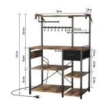 Bakers Rack 23.6 in/31.5 in/35.4 in