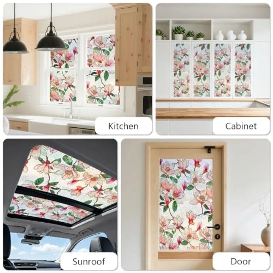Stained Glass Window Privacy Film