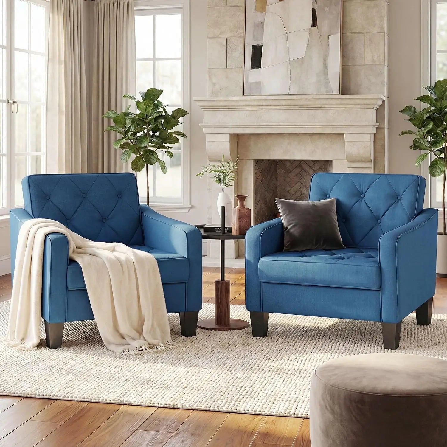 Comfy Club Reading Armchair (Set Of 2)