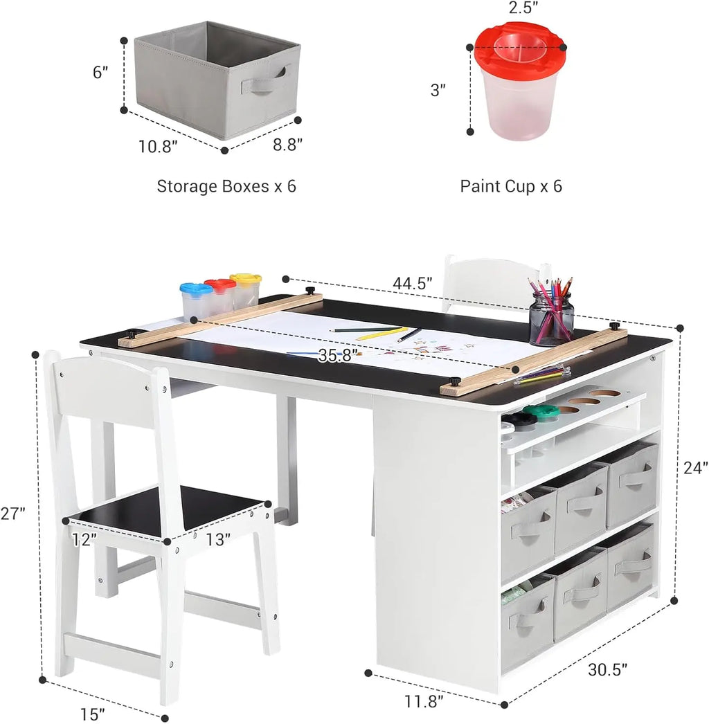 Kids Art Table and Chair Set