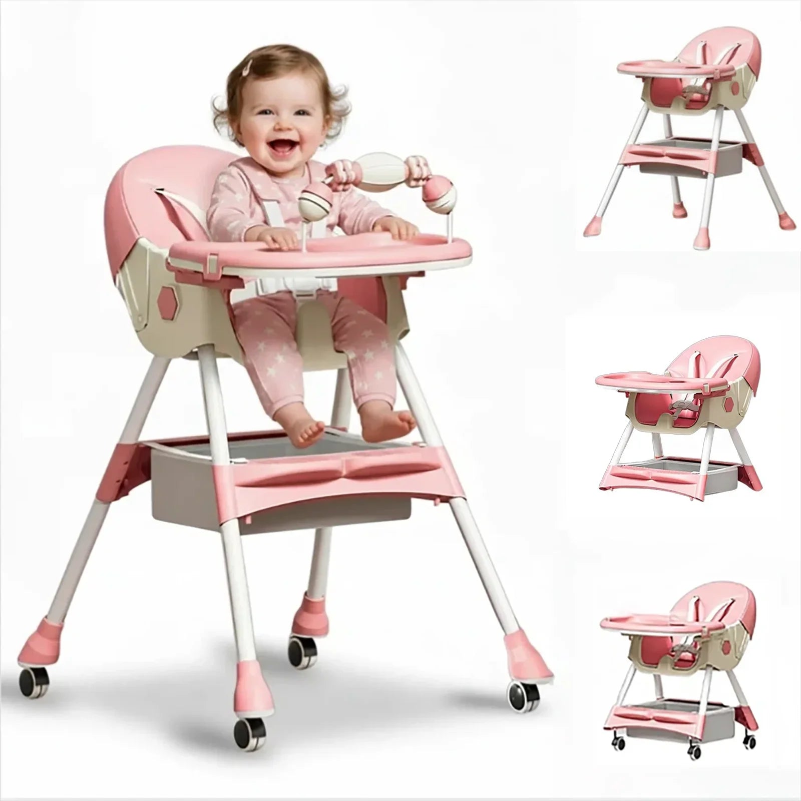 Foldable Baby High Chair