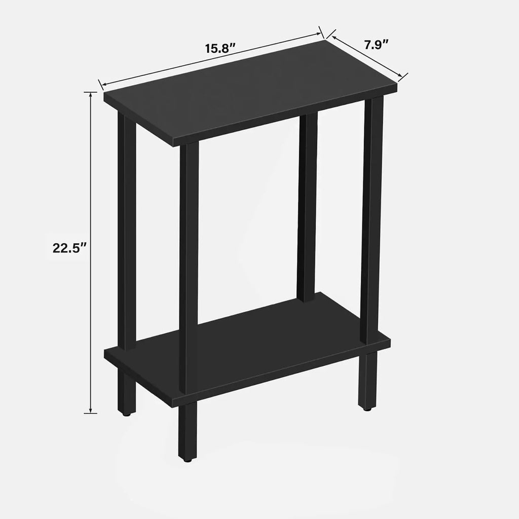 Narrow Slim Side Tables (Set of 2)