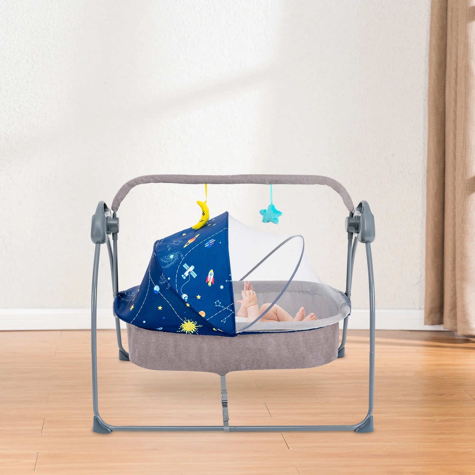 Electric Baby Swing with 5 Speeds