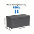 Foldable Ottoman Foot Rest Stool