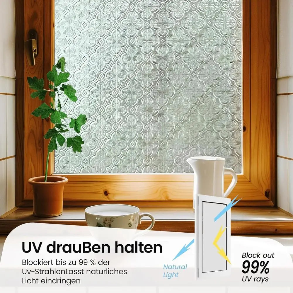 3D Stained Glass Decorative Window Film