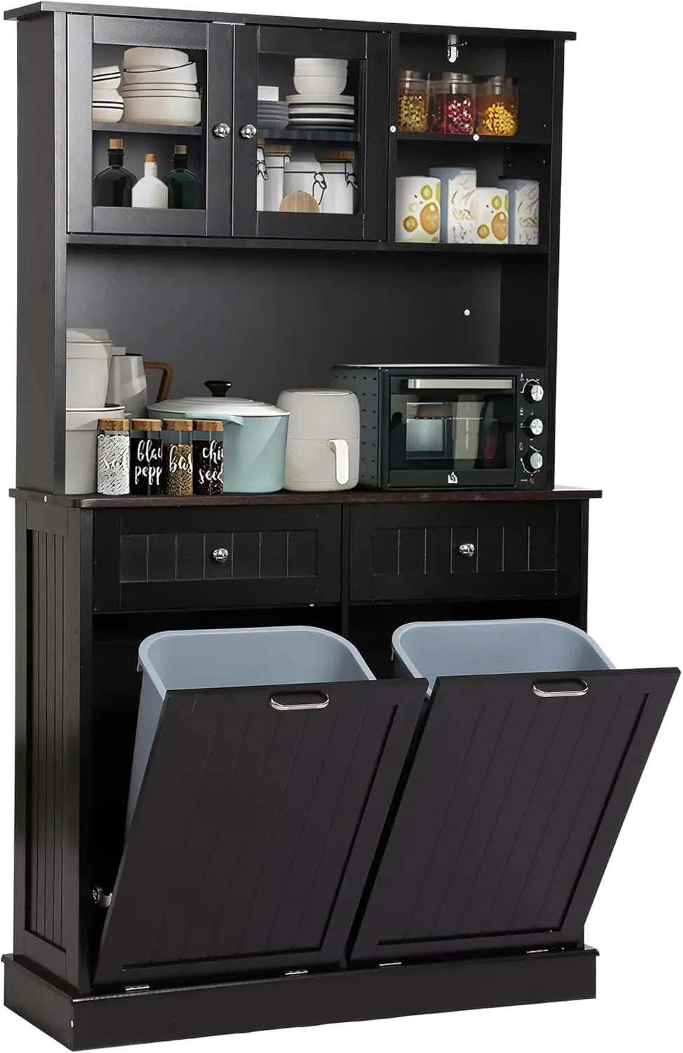 Freestanding Kitchen Pantry Storage Cabinet